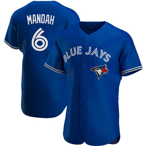 Men's Toronto Blue Jays Alek Manoah Authentic Royal Alternate Jersey