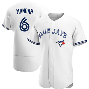 Men's Toronto Blue Jays Alek Manoah Authentic White Home Jersey