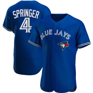 Men's Toronto Blue Jays George Springer Authentic Royal Alternate Jersey