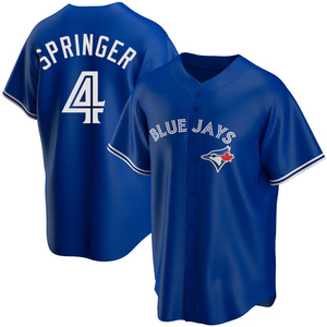 Men's Toronto Blue Jays George Springer Replica Royal Alternate Jersey