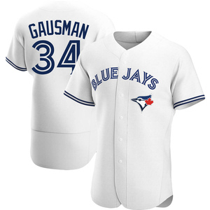 Men's Toronto Blue Jays Kevin Gausman Authentic White Home Jersey