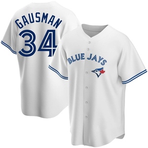 Men's Toronto Blue Jays Kevin Gausman Replica White Home Jersey