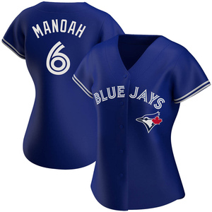 Women's Toronto Blue Jays Alek Manoah Replica Royal Alternate Jersey