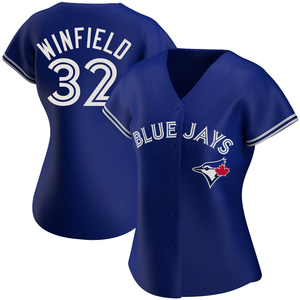 Women's Toronto Blue Jays Dave Winfield Authentic Royal Alternate Jersey