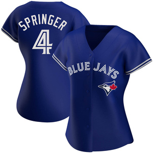 Women's Toronto Blue Jays George Springer Replica Royal Alternate Jersey