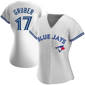 Women's Toronto Blue Jays Kelly Gruber Replica White Home Jersey
