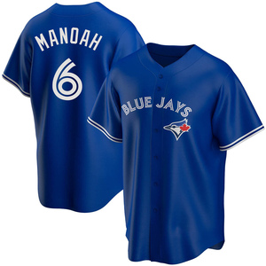 Youth Toronto Blue Jays Alek Manoah Replica Royal Alternate Jersey
