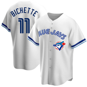 Youth Toronto Blue Jays Bo Bichette Replica White Home Cooperstown Collection Jersey