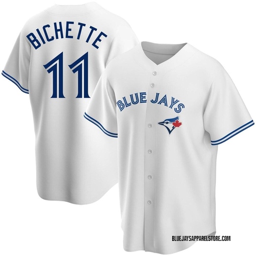 Youth Toronto Blue Jays Bo Bichette Replica White Home Jersey