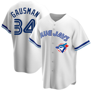 Youth Toronto Blue Jays Kevin Gausman Replica White Home Cooperstown Collection Jersey
